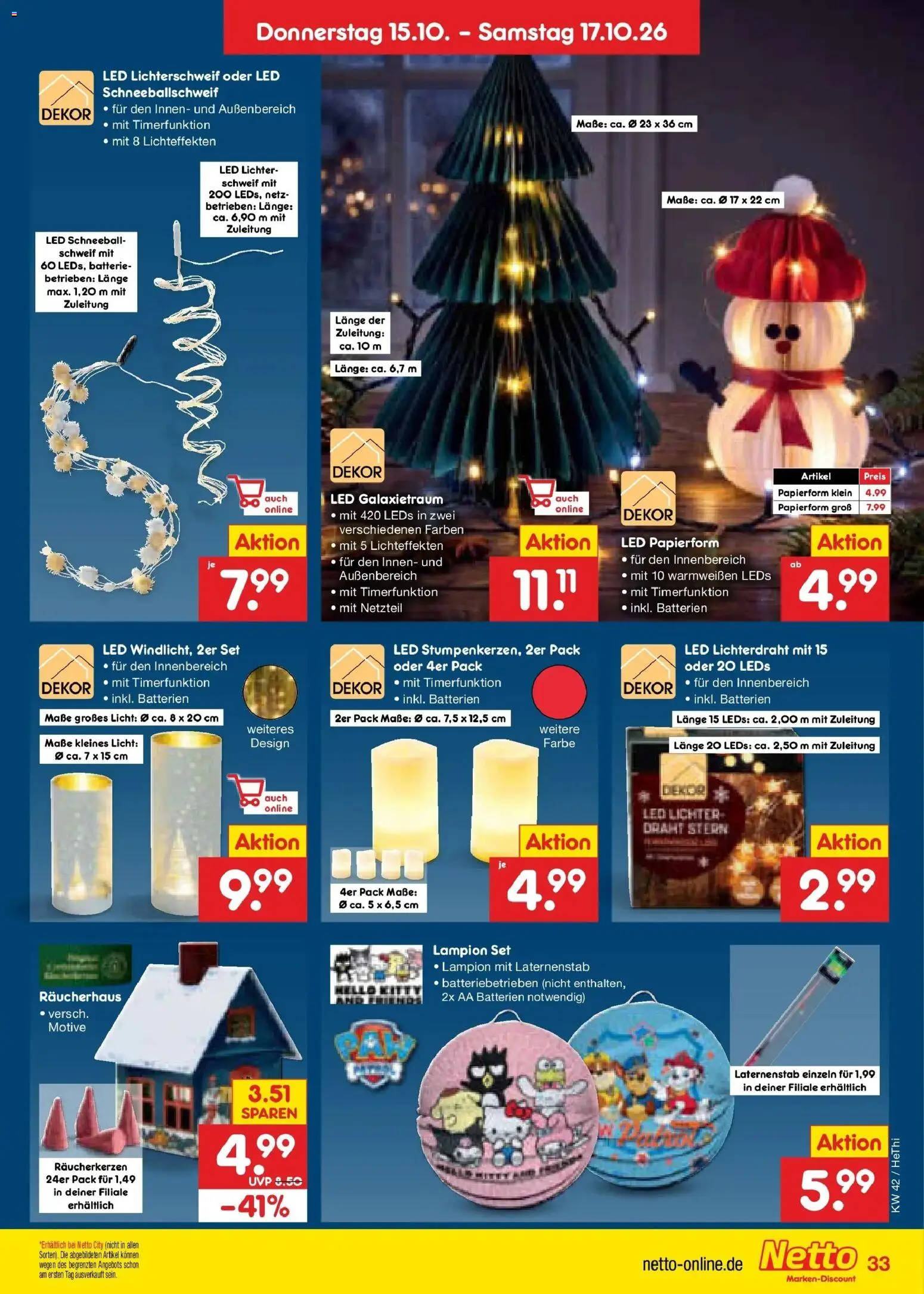 Vorschau von dem Prospekt des Geschäftes Netto Marken-Discount, gültig ab dem 12.10.2026 - Batterien, Batterie, Netzteil