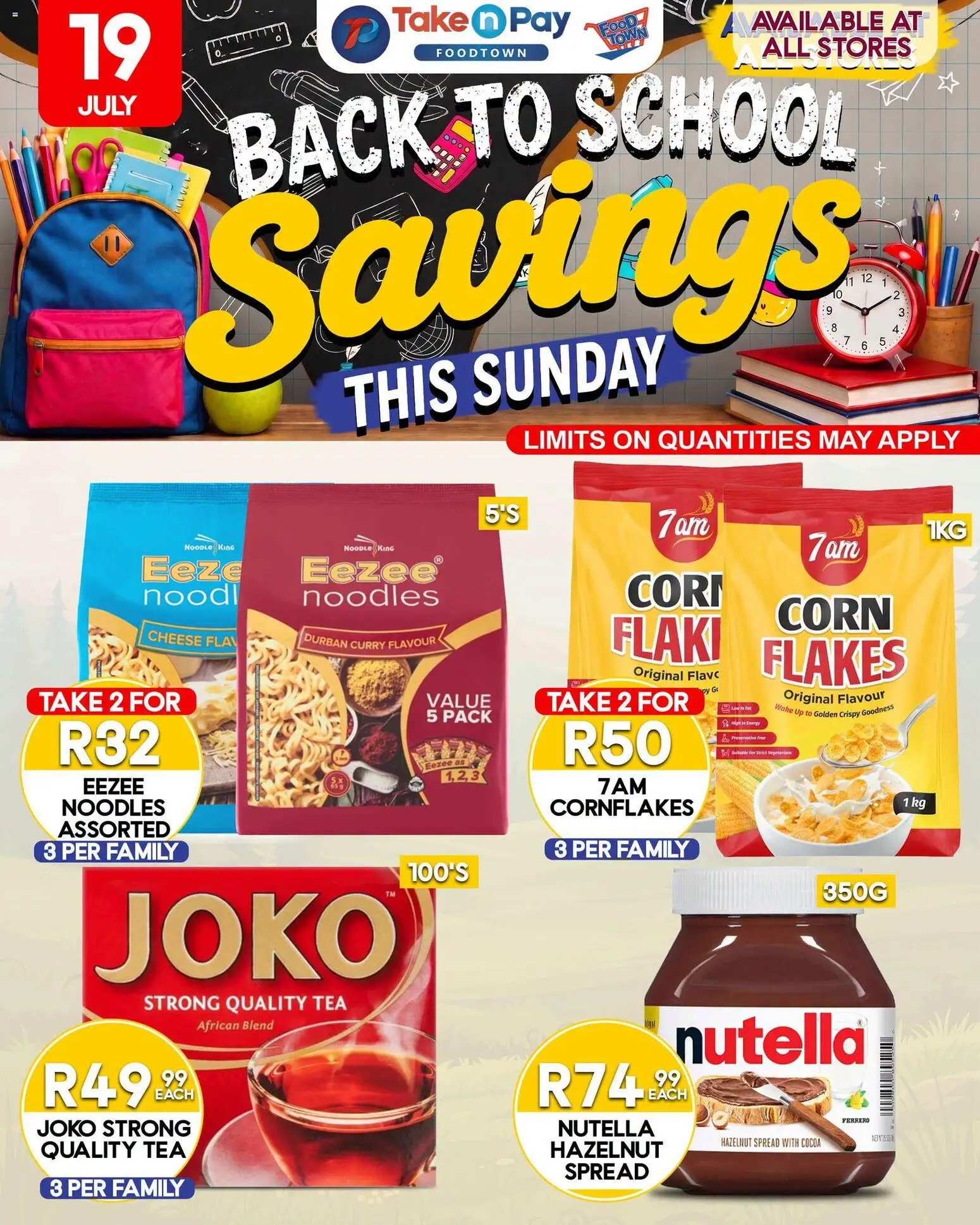 Preview of Take n Pay flyer valid from 19/07/2026