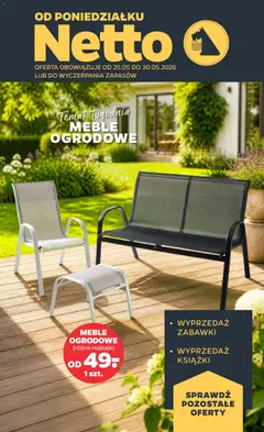 Pogląd gazetki "Netto gazetka od poniedziałku NonFood" ze sklepu Netto ważnej od 25.05.2026