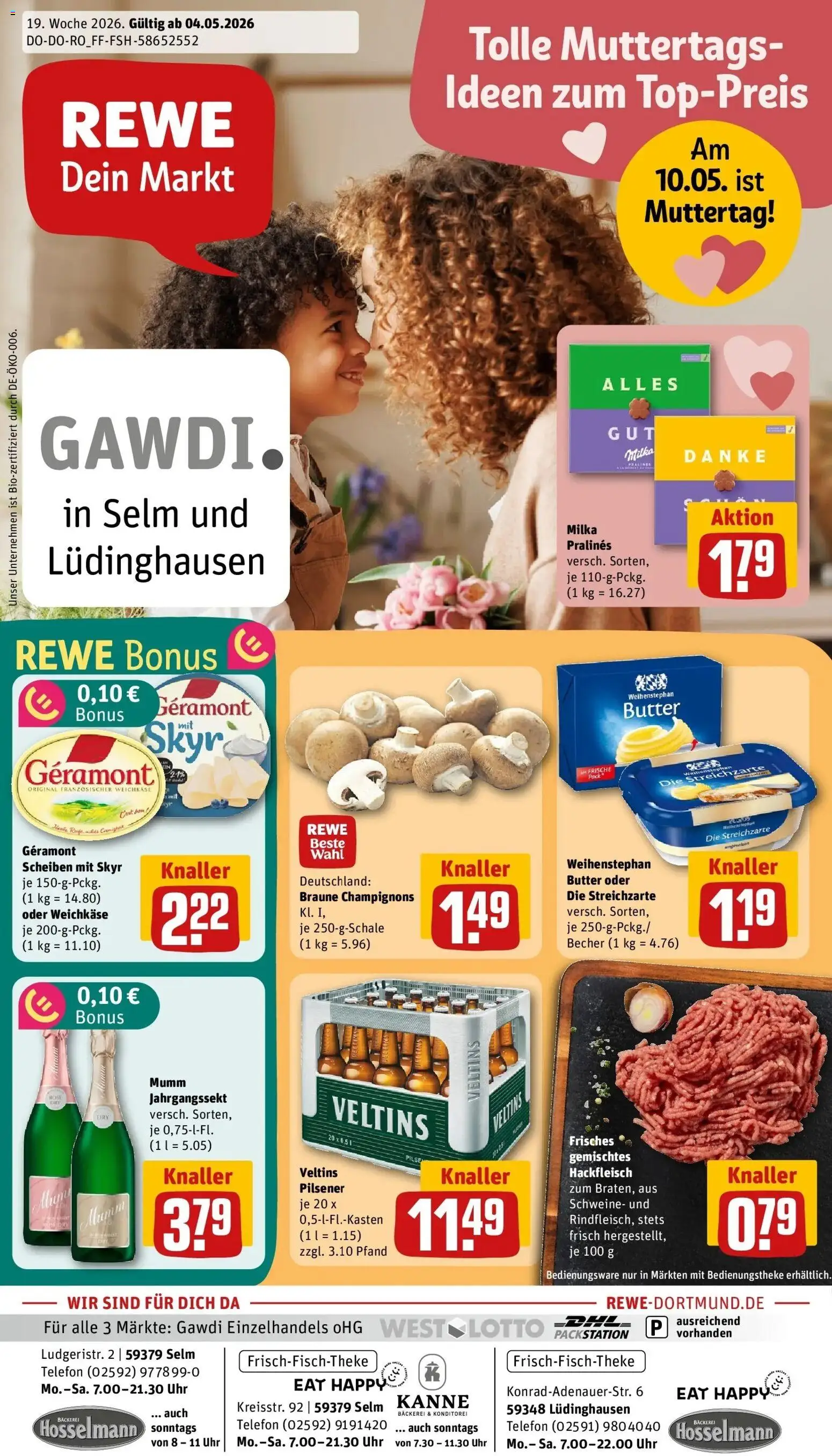 Vorschau von dem Prospekt des Geschäftes Rewe, gültig ab dem 04.05.2026