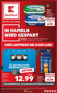 Vorschau von dem Prospekt des Geschäftes Kaufland, gültig ab dem 01.10.2026