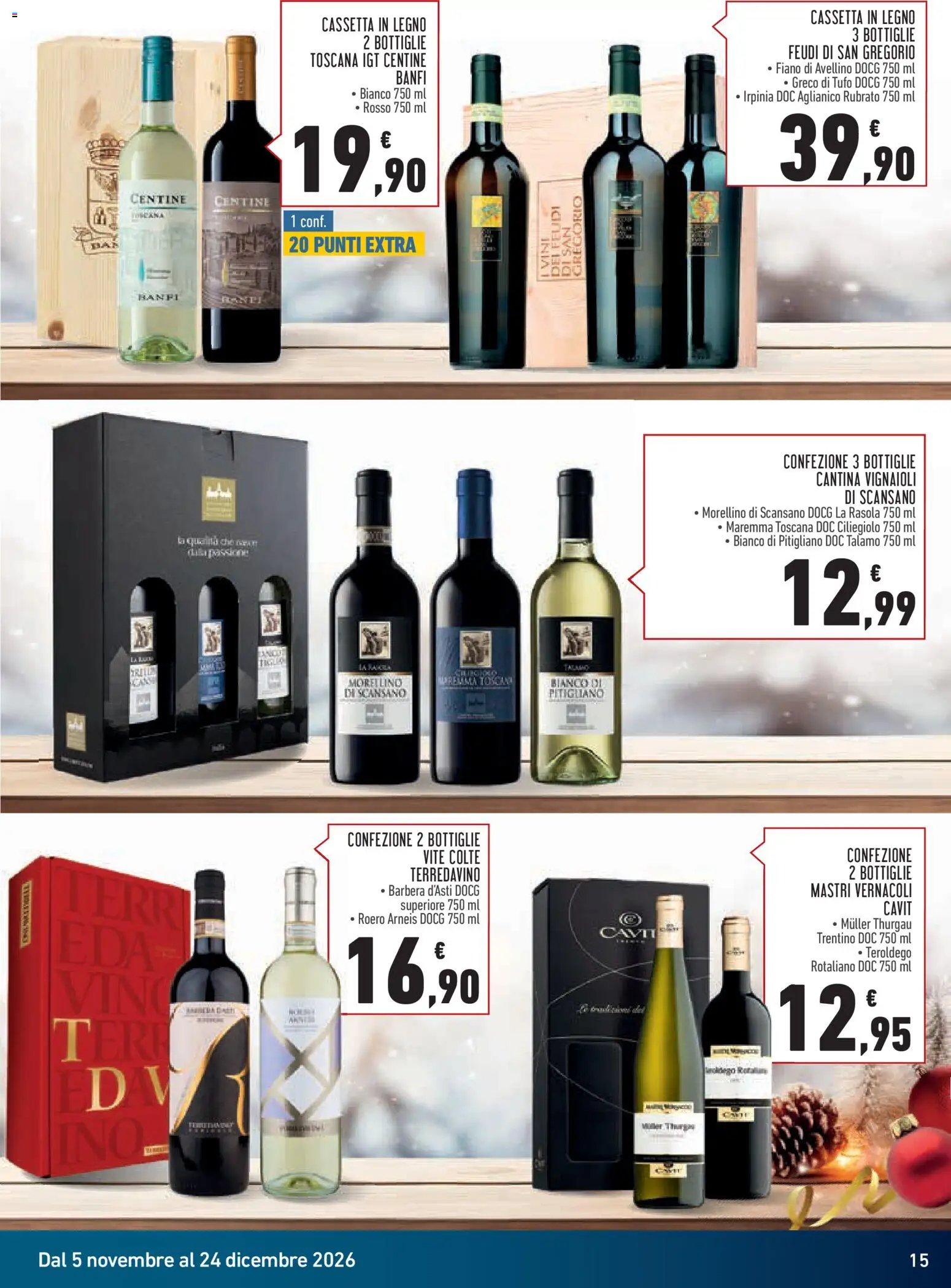 Anteprima dell'opuscolo Conad volantino Superstore Ceste & Vini dal negozio Conad valido da 05/11/2026