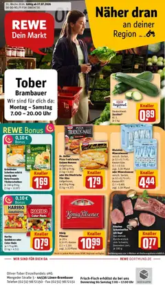 Vorschau von dem Prospekt des Geschäftes Rewe, gültig ab dem 27.07.2026