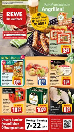 Vorschau von dem Prospekt des Geschäftes Rewe, gültig ab dem 21.06.2026