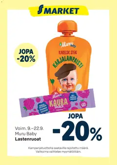 Kaupan S-market S-market - Muru Baby esikatselu, voimassa 09/09/2026