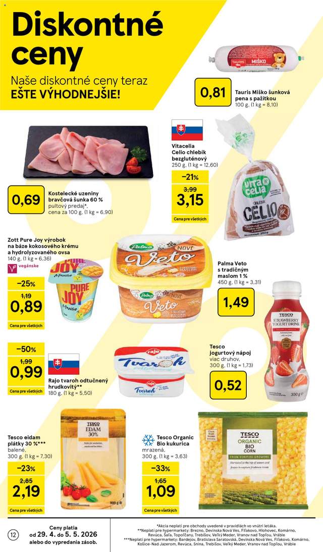 Nový Tesco leták od 29.04.