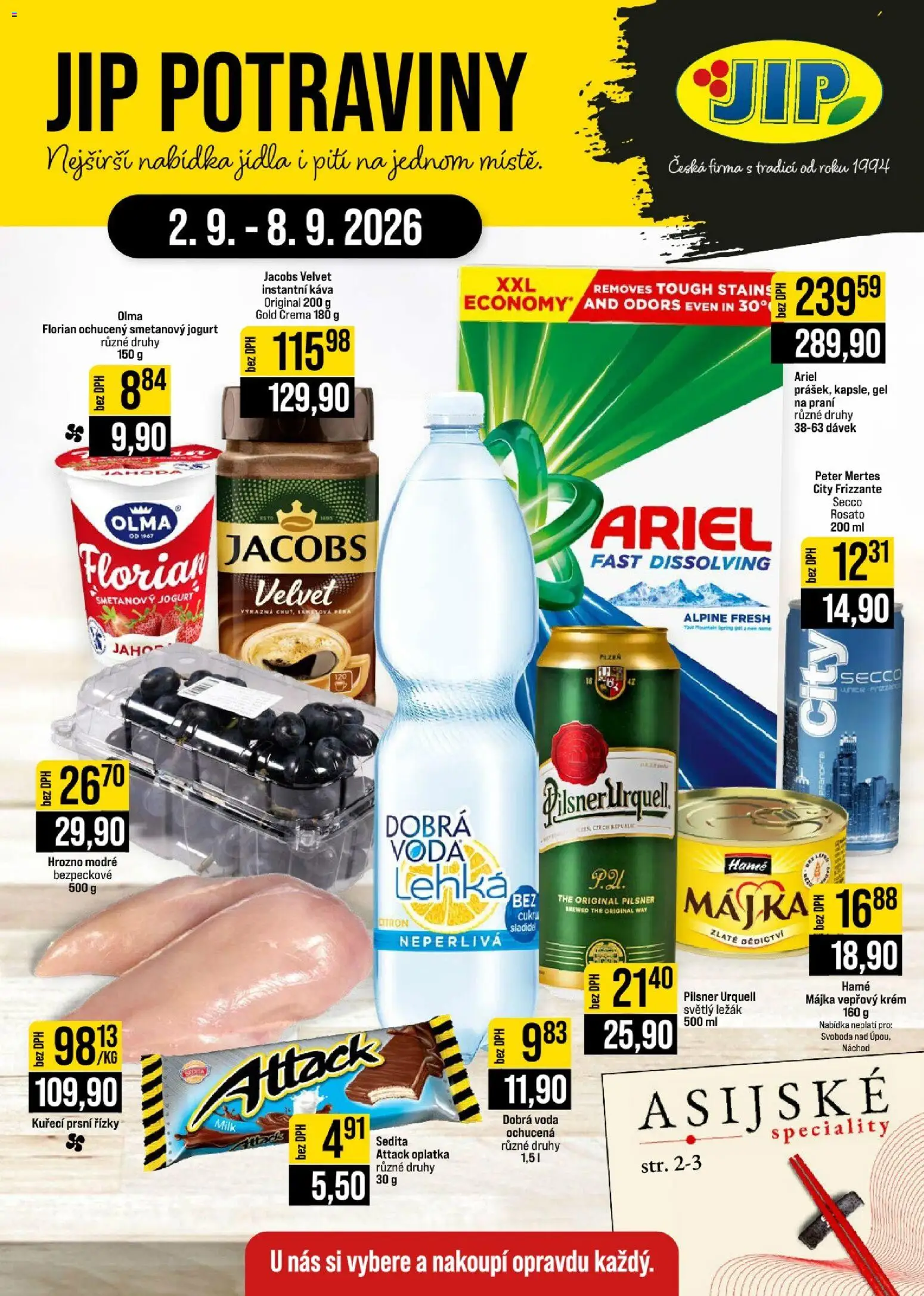 Náhled nabídky: Jip Jip leták - Cash & Carry platný od 02.09.2026