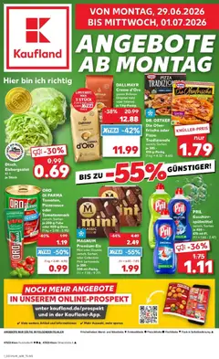 Vorschau von dem Prospekt des Geschäftes Kaufland, gültig ab dem 29.06.2026