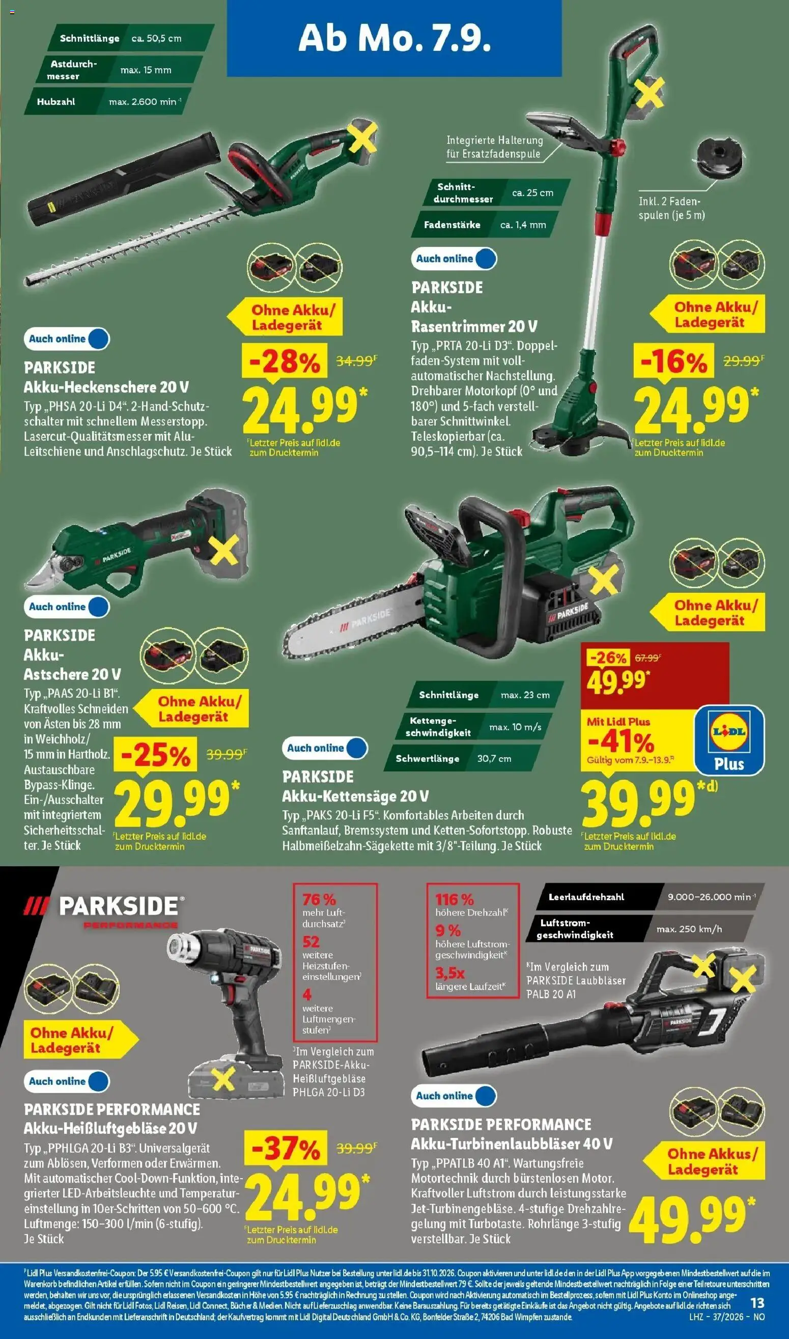 Vorschau von dem Prospekt des Geschäftes Lidl, gültig ab dem 07.09.2026 - Bad, Ladegerät