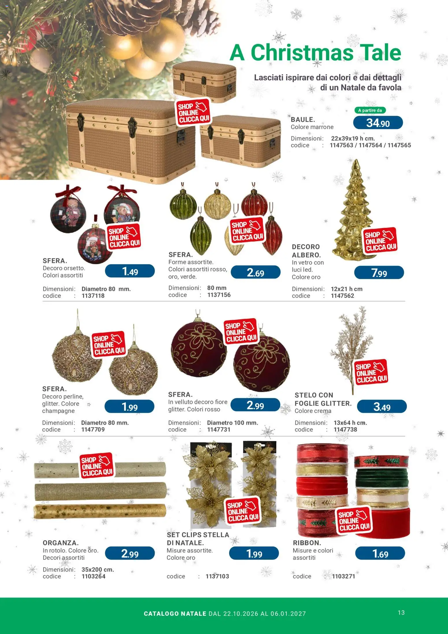 Anteprima dell'opuscolo CFadda volantino Natale dal negozio CFadda valido da 22/10/2026 - Crema, Champagne