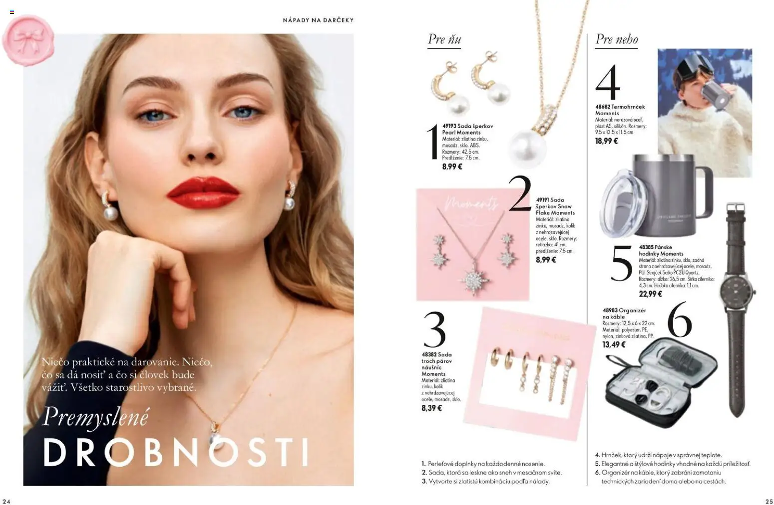 Náhľad Oriflame letáku platného od 11.11.2026 - Hodinky, Organizér, Strojček, Nápoje