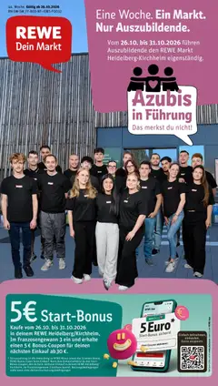 Vorschau von dem Prospekt des Geschäftes Rewe, gültig ab dem 26.10.2026