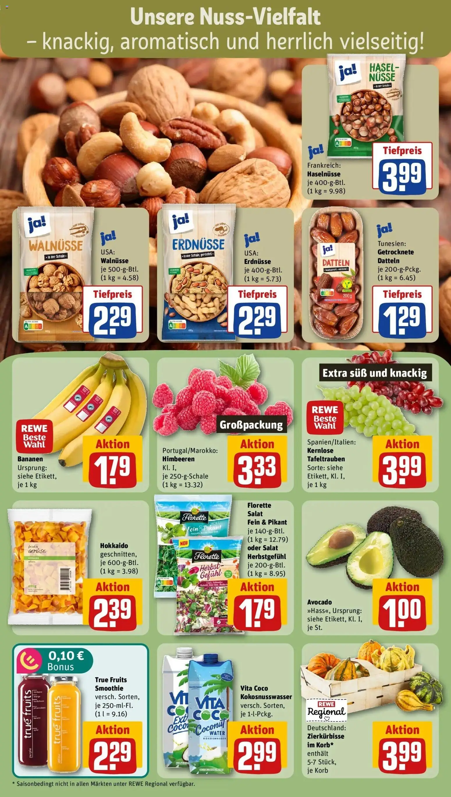 Vorschau von dem Prospekt des Geschäftes Rewe, gültig ab dem 26.10.2026