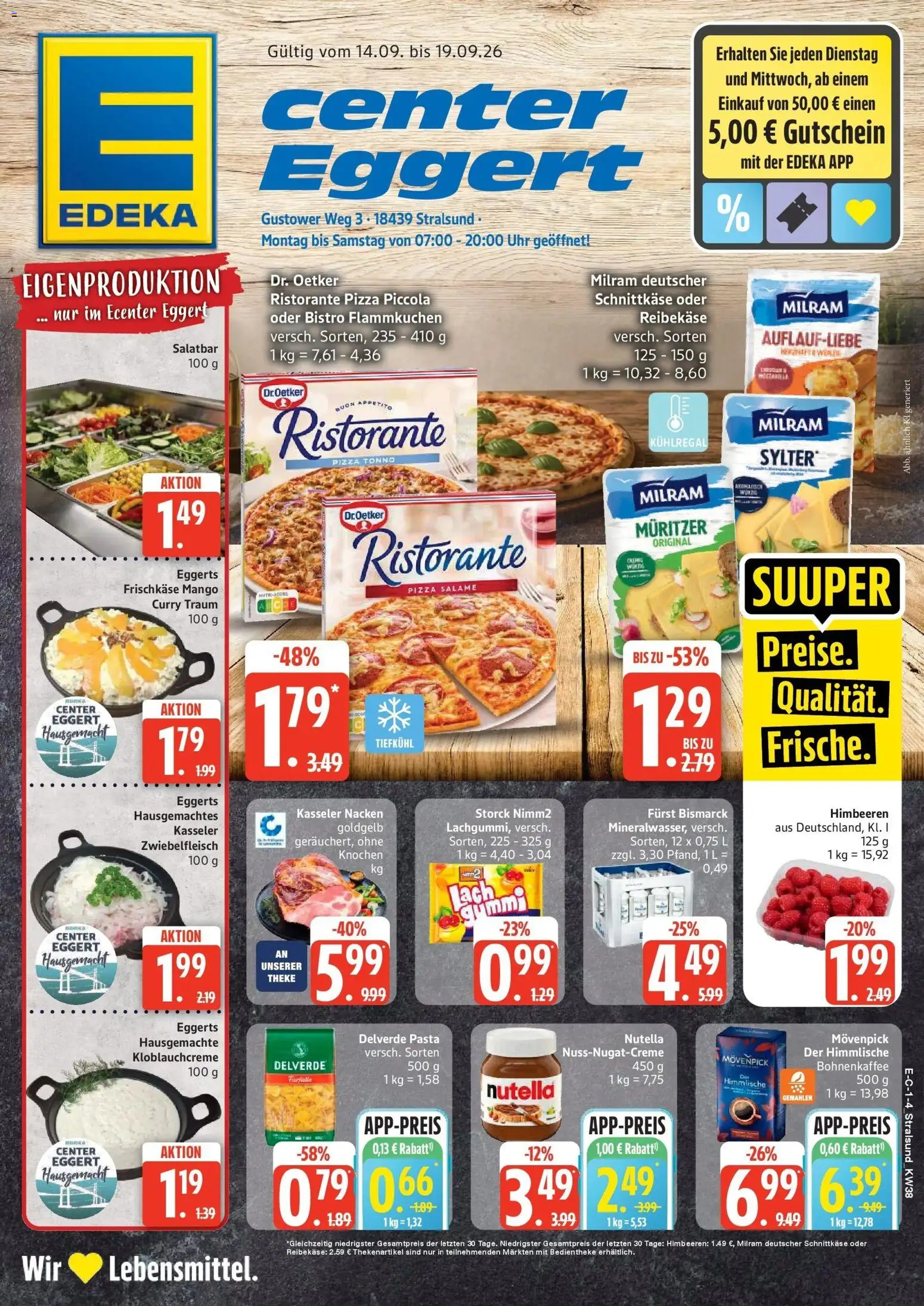 Vorschau von dem Prospekt des Geschäftes Edeka, gültig ab dem 14.09.2026