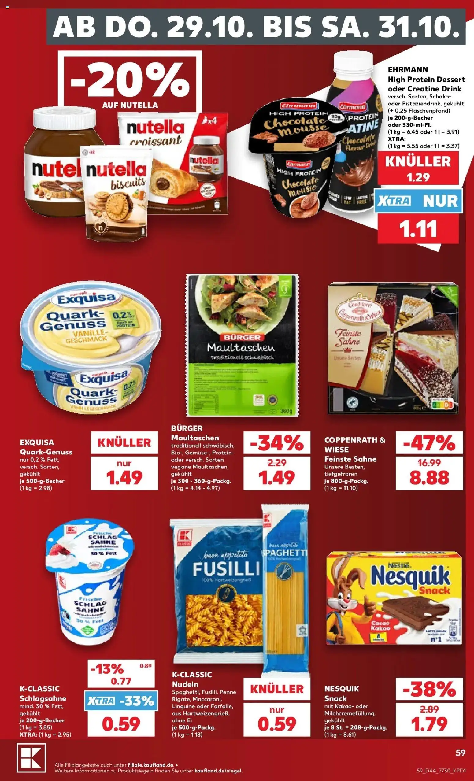 Vorschau von dem Prospekt des Geschäftes Kaufland, gültig ab dem 26.10.2026