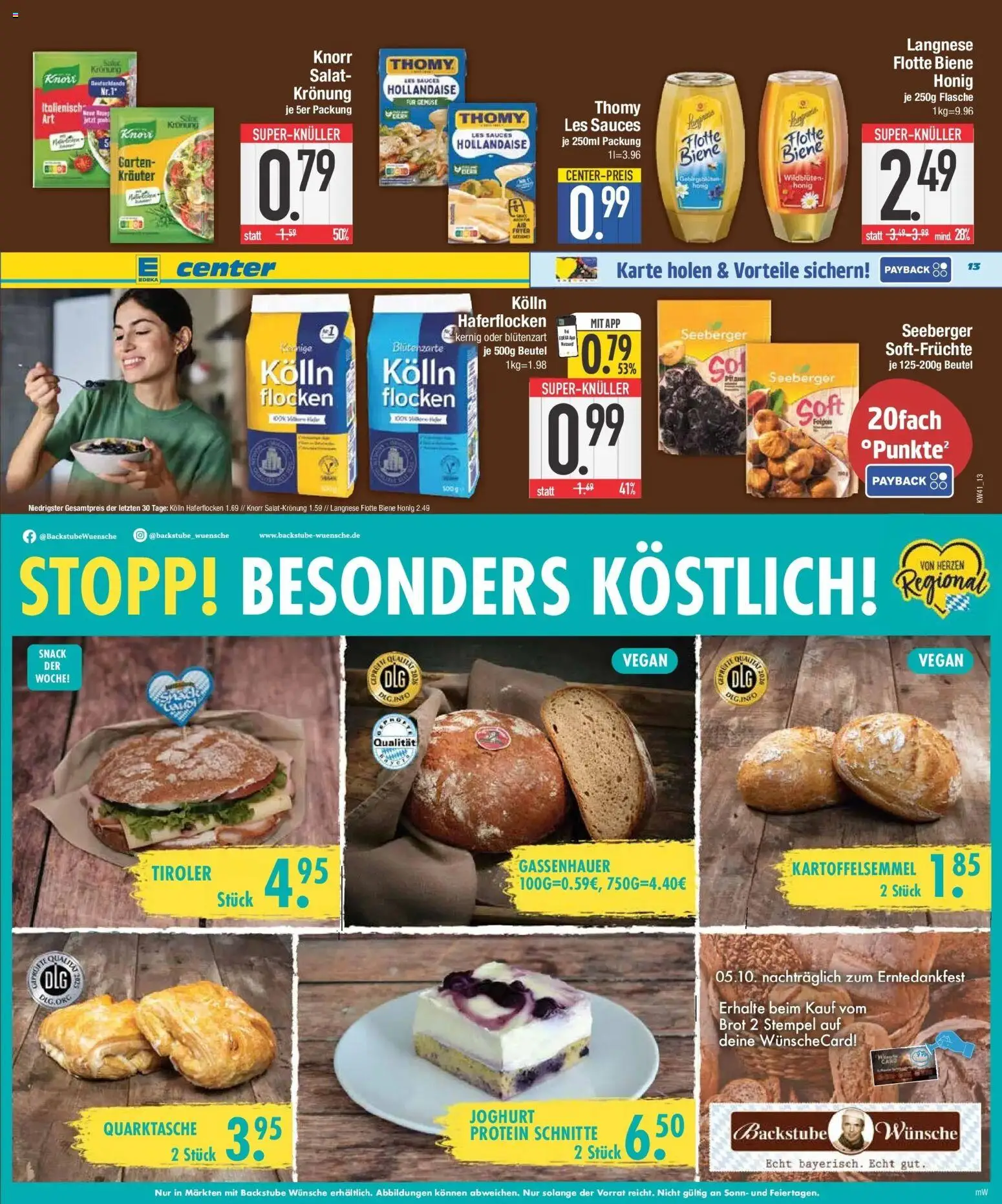 Vorschau von dem Prospekt des Geschäftes E center, gültig ab dem 05.10.2026