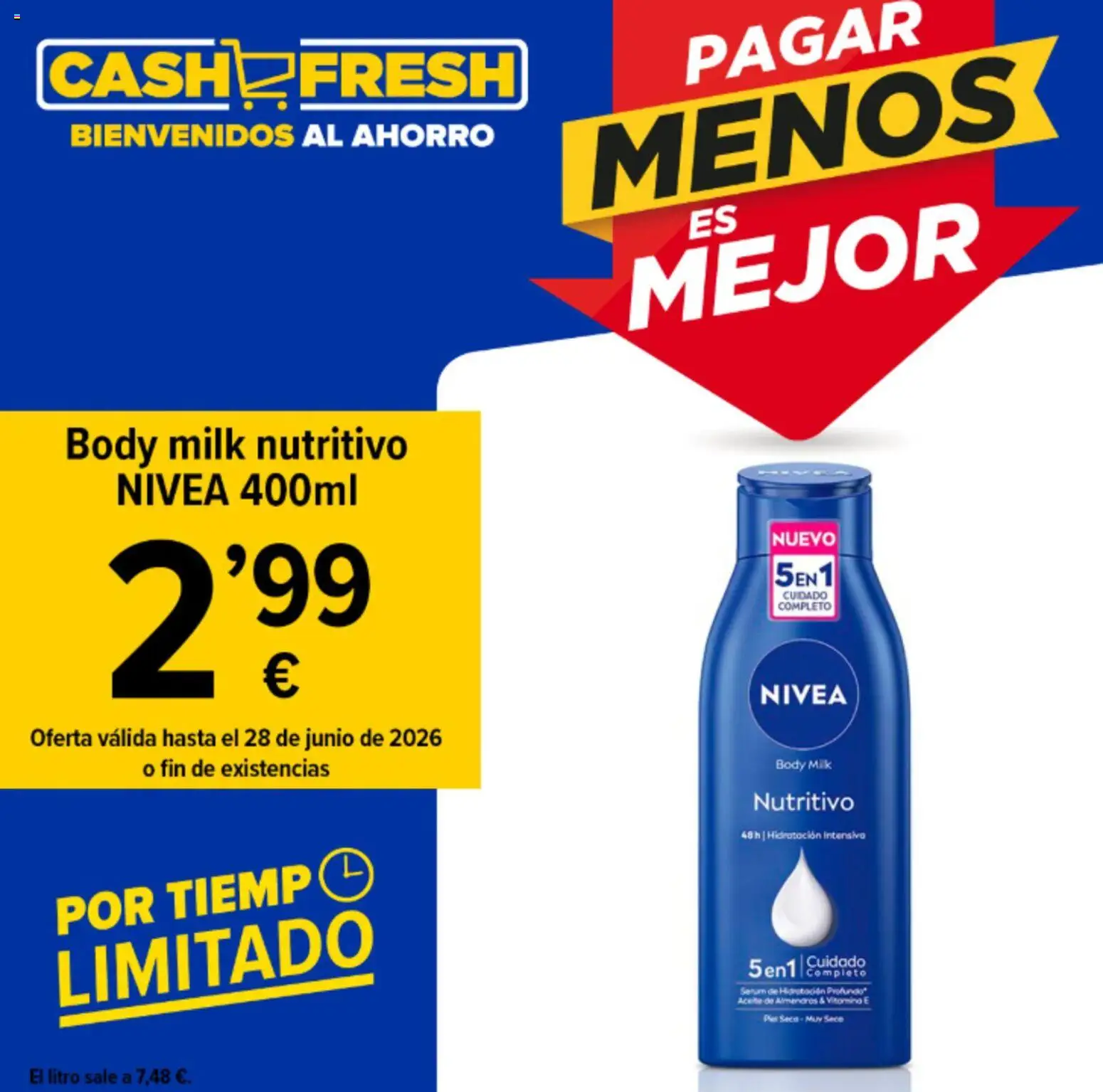 Vista previa del folleto de la tienda Cash Fresh válido desde el 22/06/2026 