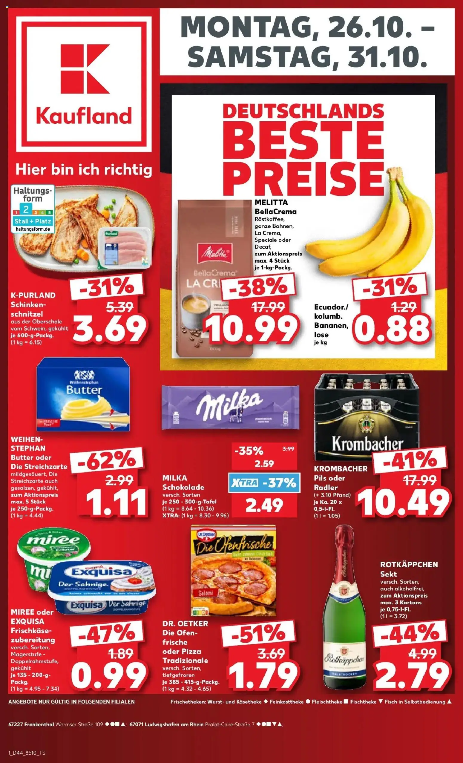 Vorschau von dem Prospekt des Geschäftes Kaufland, gültig ab dem 26.10.2026