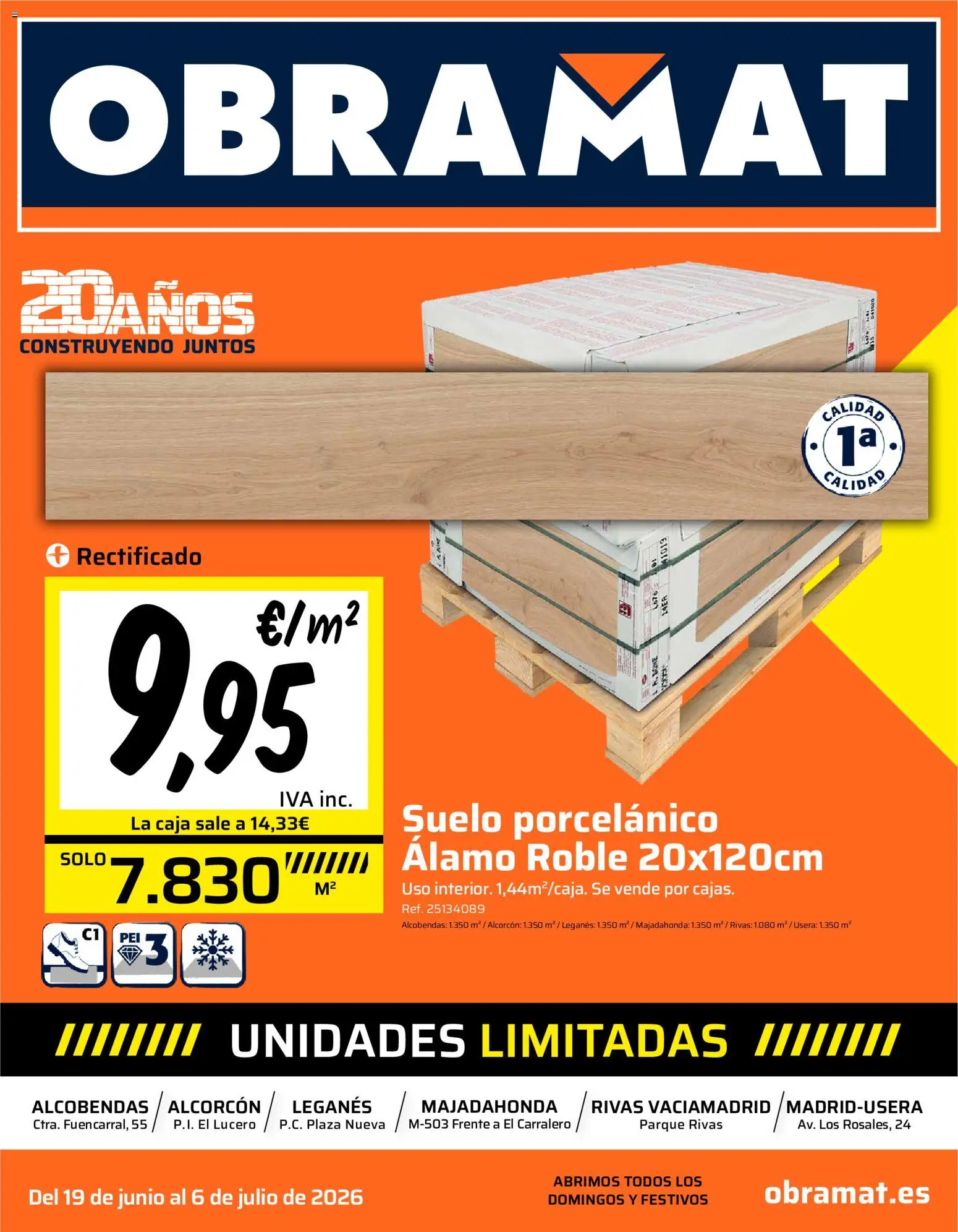 Vista previa del folleto de la tienda Obramat válido desde el 19/06/2026 