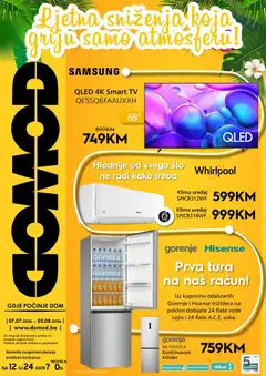 Pregled letka Domod katalog trgovine Domod vrijedi od 07.07.2026