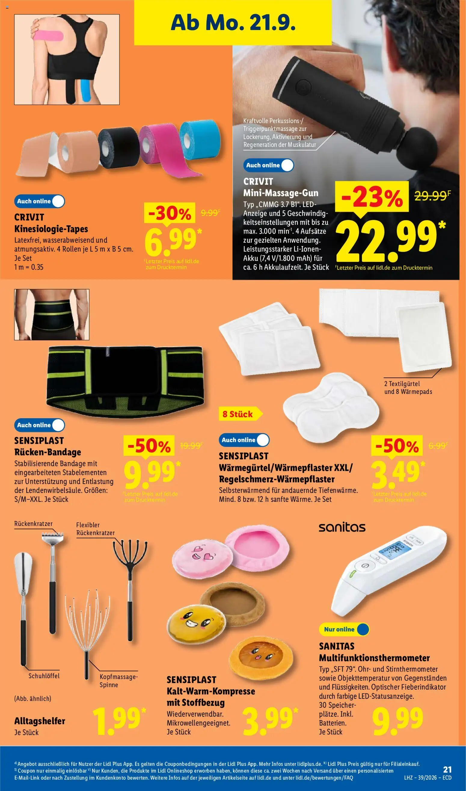 Vorschau von dem Prospekt des Geschäftes Lidl, gültig ab dem 21.09.2026 - Thermometer
