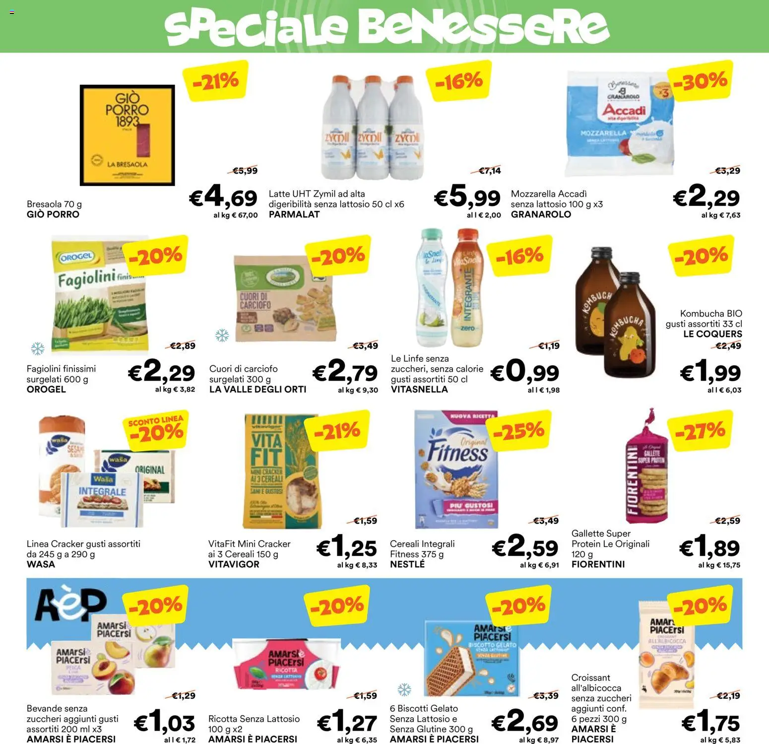 Anteprima dell'opuscolo Unes volantino dal negozio Unes valido da 26/08/2026 - Gelato, Latte, Croissant, Mozzarella, Ricotta, Fagiolini, Senza lattosio, Porro