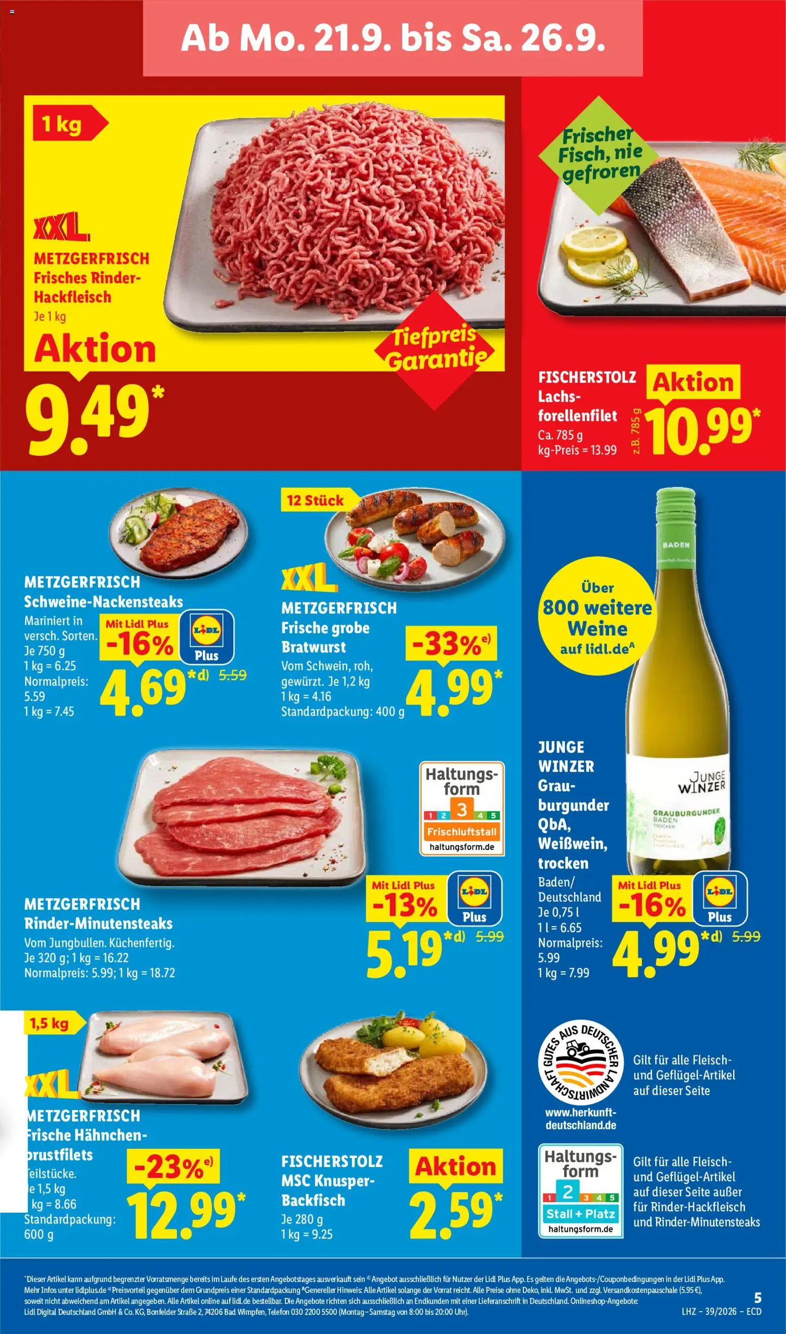 Vorschau von dem Prospekt des Geschäftes Lidl, gültig ab dem 21.09.2026 - Telefon, Bad, Ladegerät