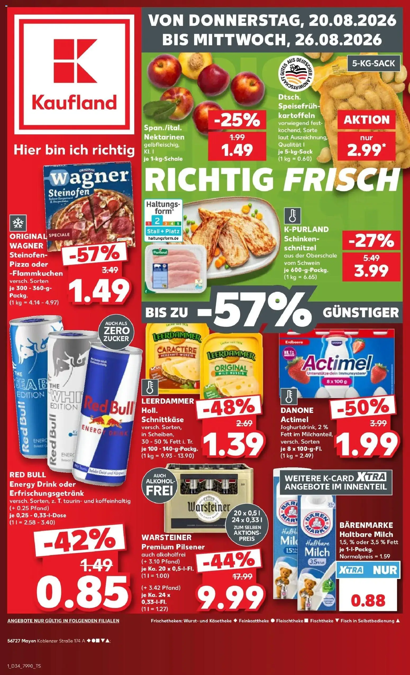 Vorschau von dem Prospekt des Geschäftes Kaufland, gültig ab dem 20.08.2026