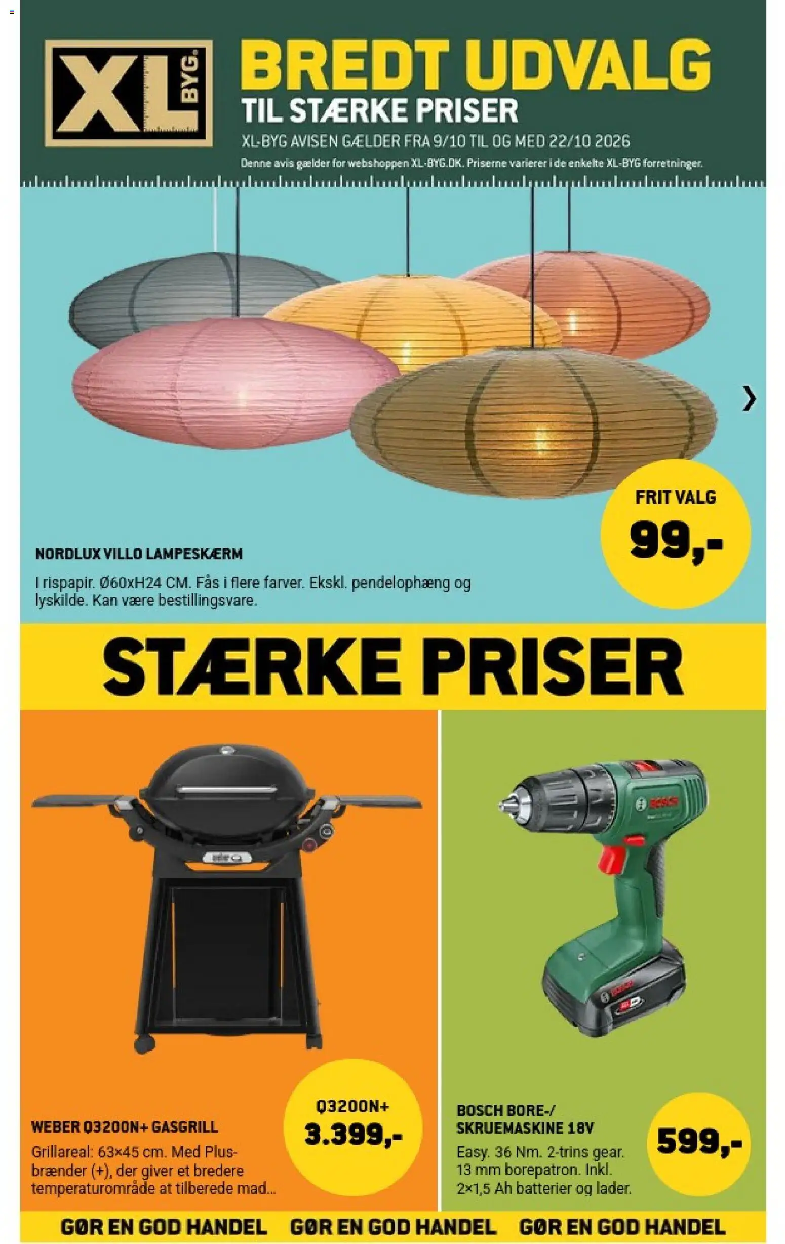 Eksempel på tilbudsavis XL-BYG - Tilbudsavis fra butik XL-BYG gyldig fra 09/10/2026 - Batterier