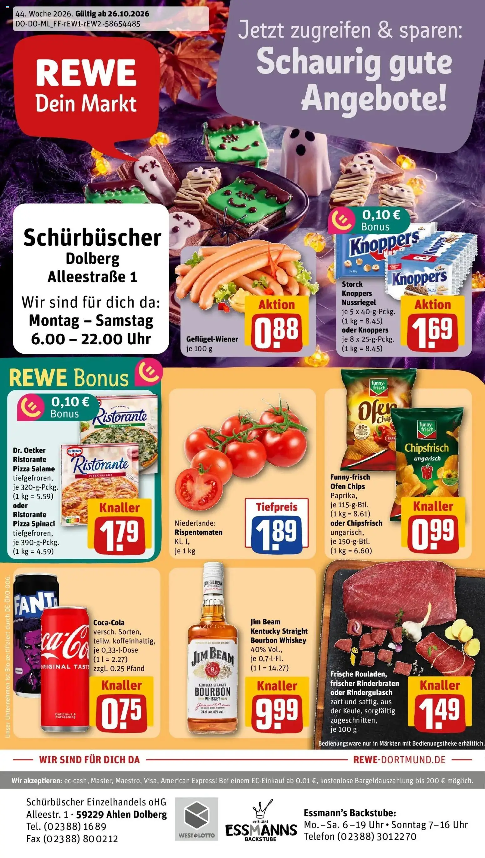 Vorschau von dem Prospekt des Geschäftes Rewe, gültig ab dem 26.10.2026