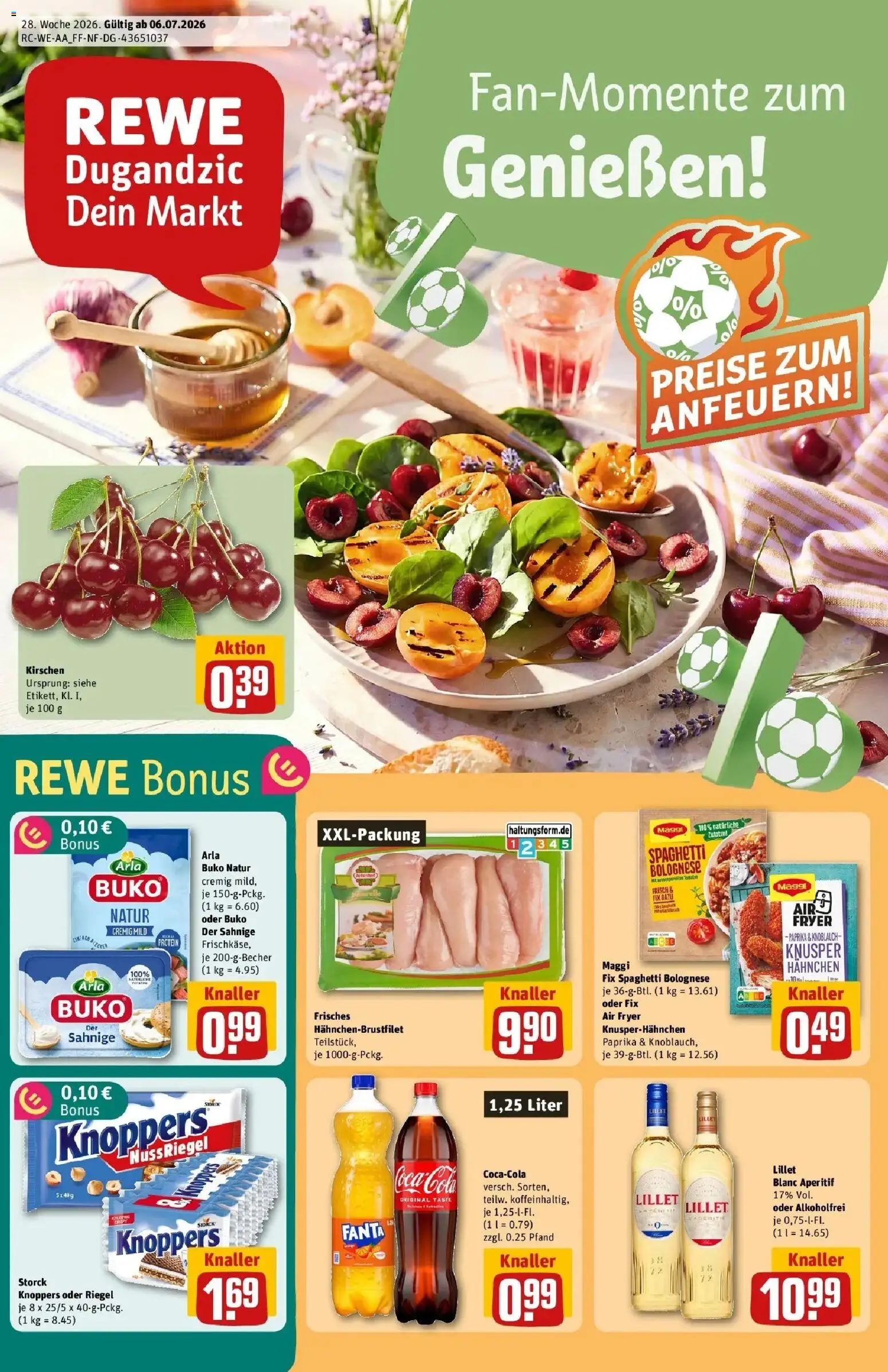 Vorschau von dem Prospekt des Geschäftes Rewe, gültig ab dem 06.07.2026