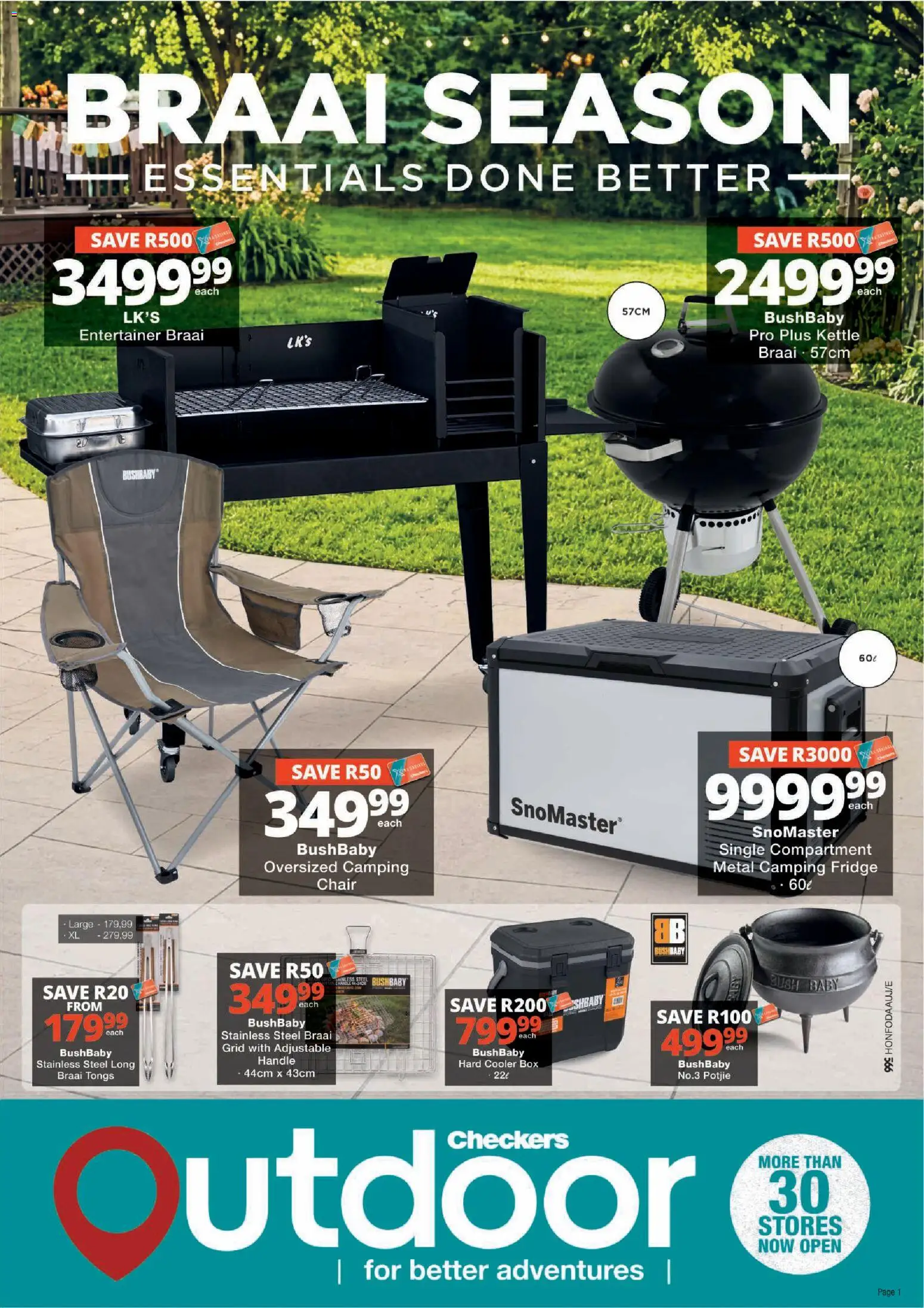 Preview of Checkers flyer valid from 23/09/2026 - Fridge, Kettle, Chair, Box, Cooler