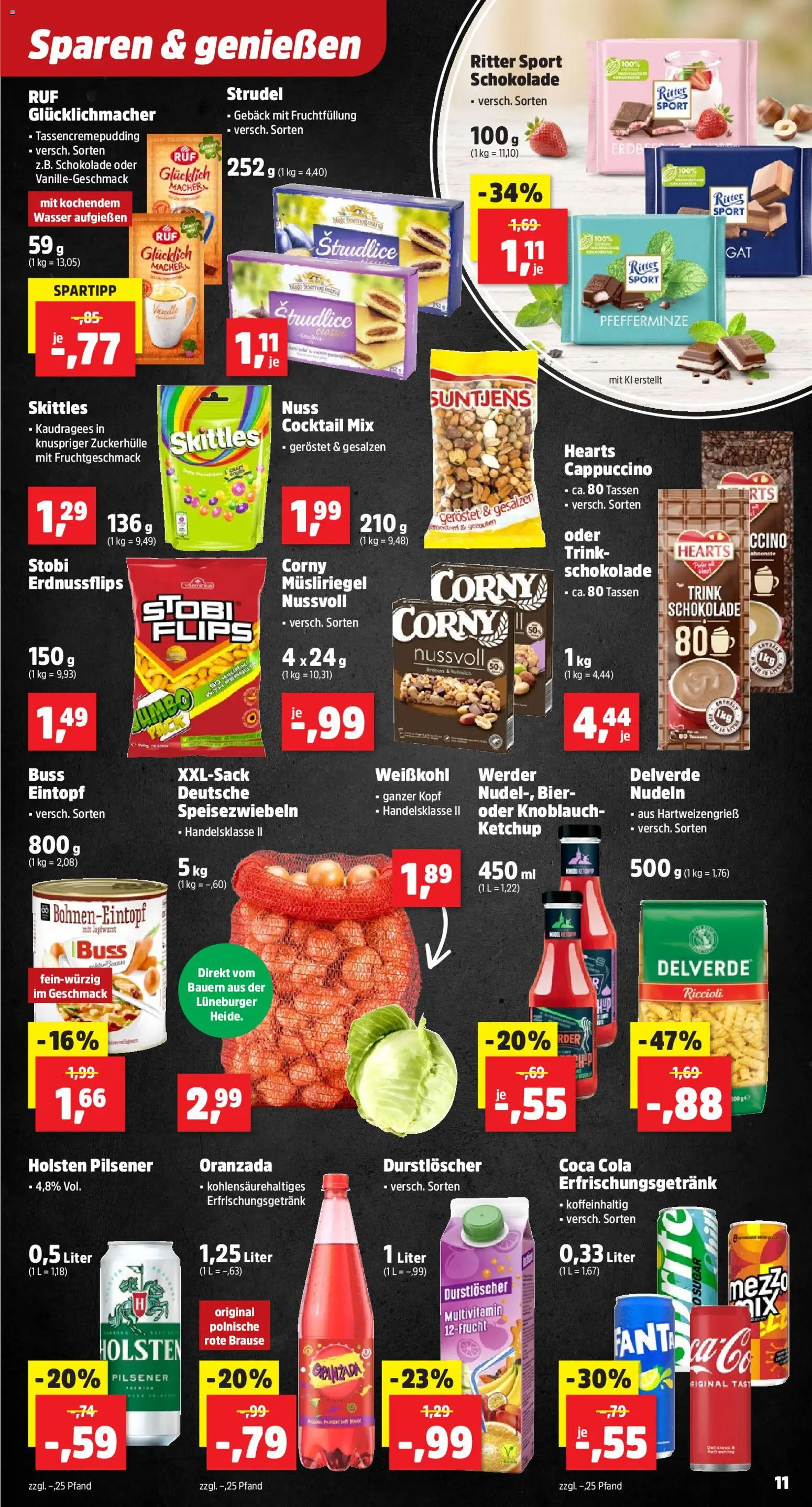 Vorschau von dem Prospekt des Geschäftes Thomas Philipps, gültig ab dem 07.09.2026 - Wasser, Schokolade, Bier, Coca cola, Cola, Nudeln, Knoblauch, Durstloscher