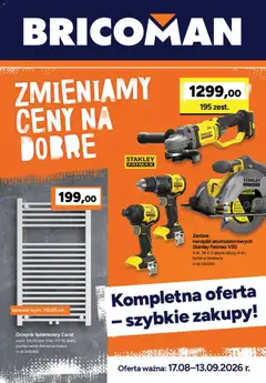 Pogląd gazetki "Bricoman gazetka" ze sklepu Bricoman ważnej od 17.08.2026