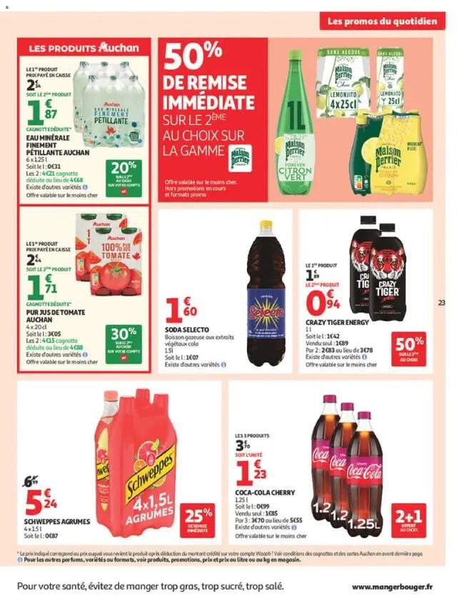 Nouveau catalogue Auchan à partir du 11/08