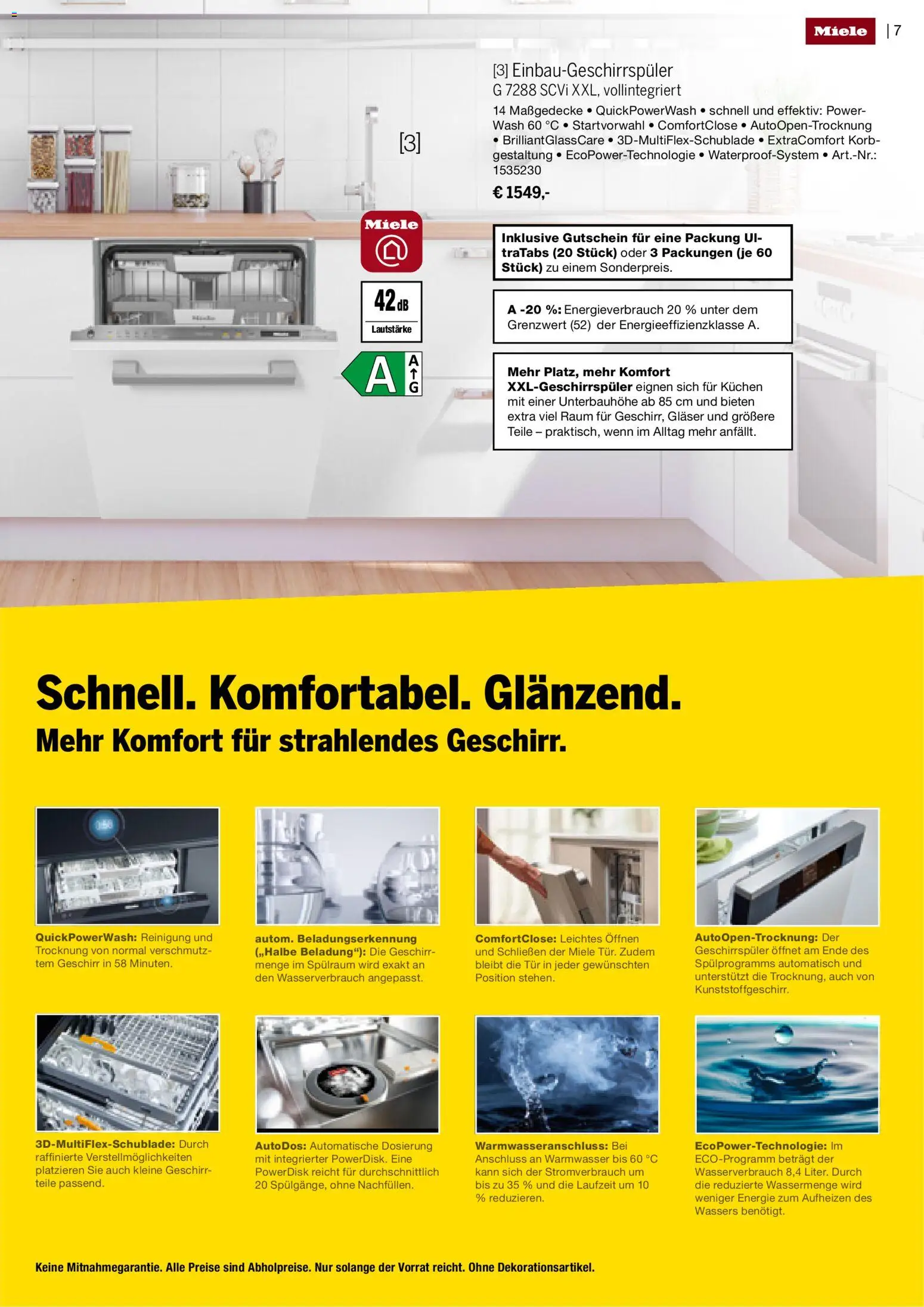 Vorschau von dem Prospekt des Geschäftes Medimax, gültig ab dem 22.10.2026 - Kuchen, Miele, Geschirrspüler, Korb, Tür