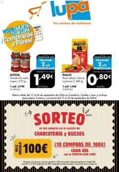 Vista previa del folleto de la tienda Lupa Supermercados válido desde el 17/09/2026 