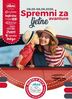 Pregled letka AKSA Spremni za ljetnje avanture trgovine AKSA vrijedi od 06.05.2026