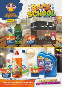Anteprima dell'opuscolo Mister Risparmio volantino dal negozio Mister Risparmio valido da 27/08/2026