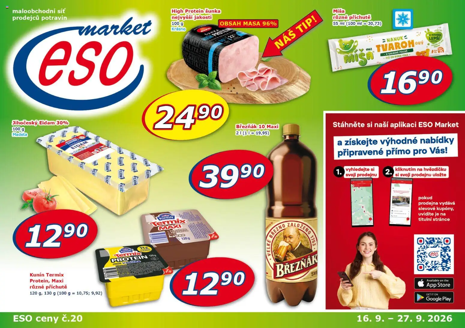 Náhled nabídky: Eso market Eso market leták platný od 16.09.2026