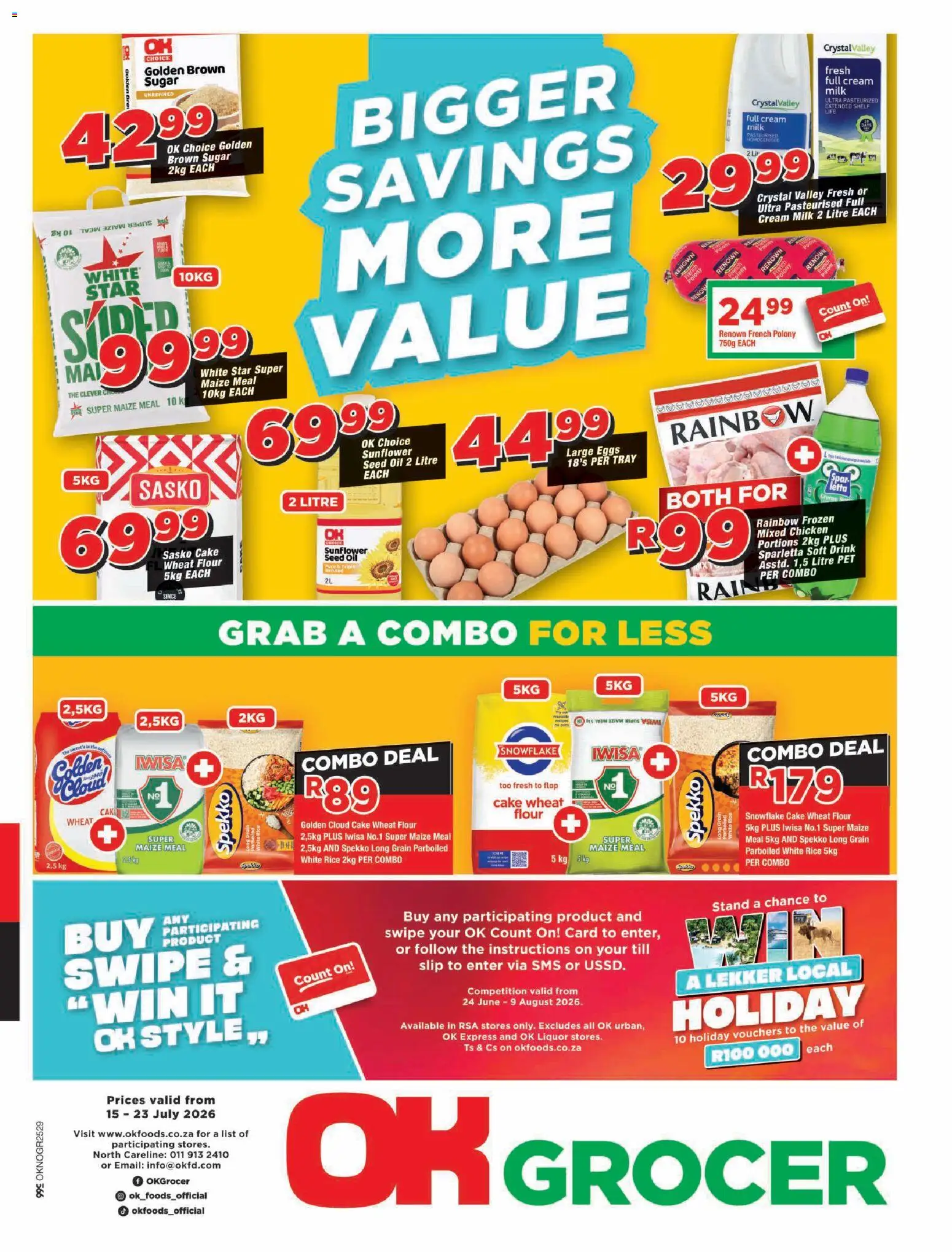 Preview of OK Foods flyer valid from 15/07/2026