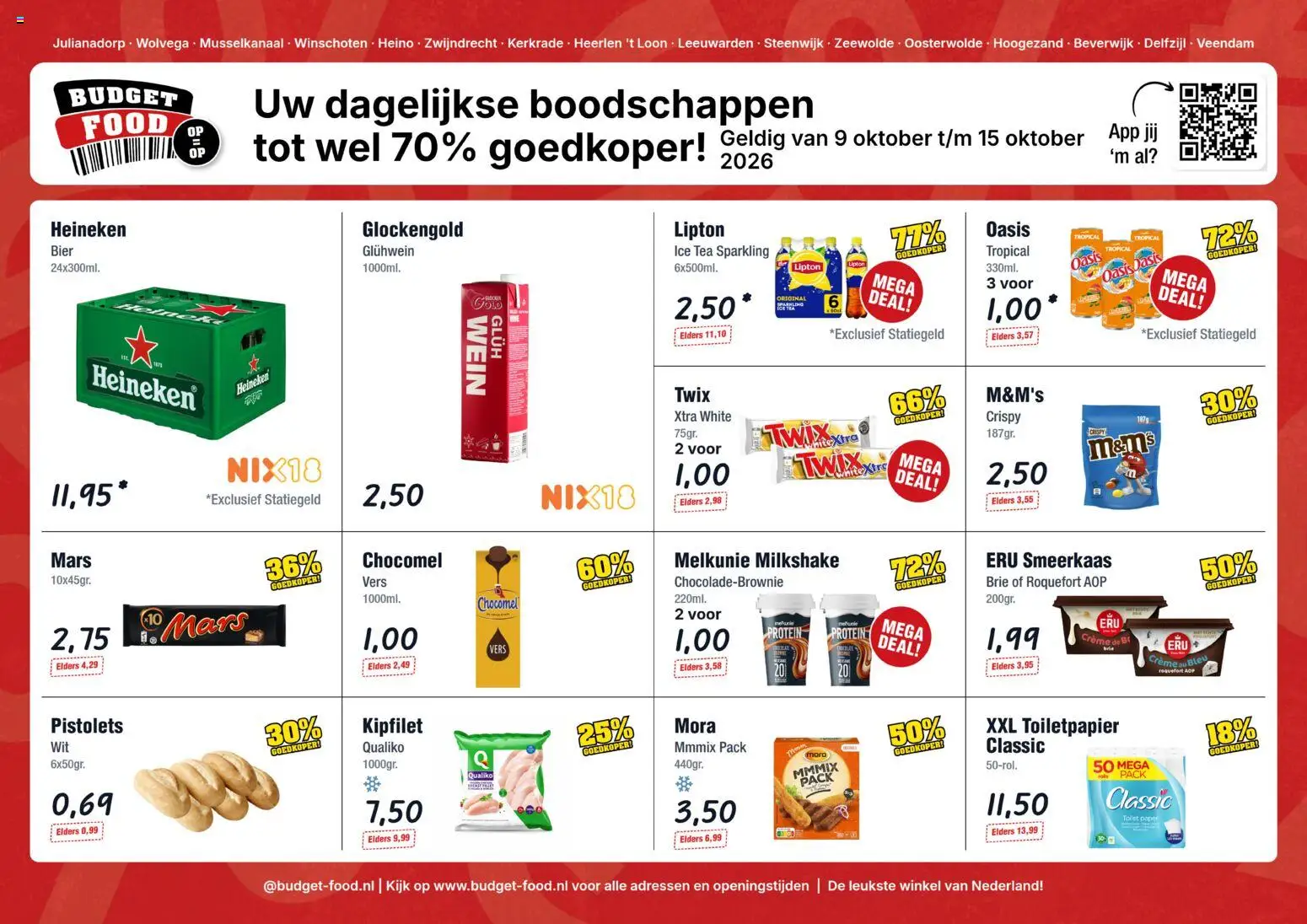 Voorbeeld van Budget Food folder van winkel Budget Food geldig vanaf 09-10-2026