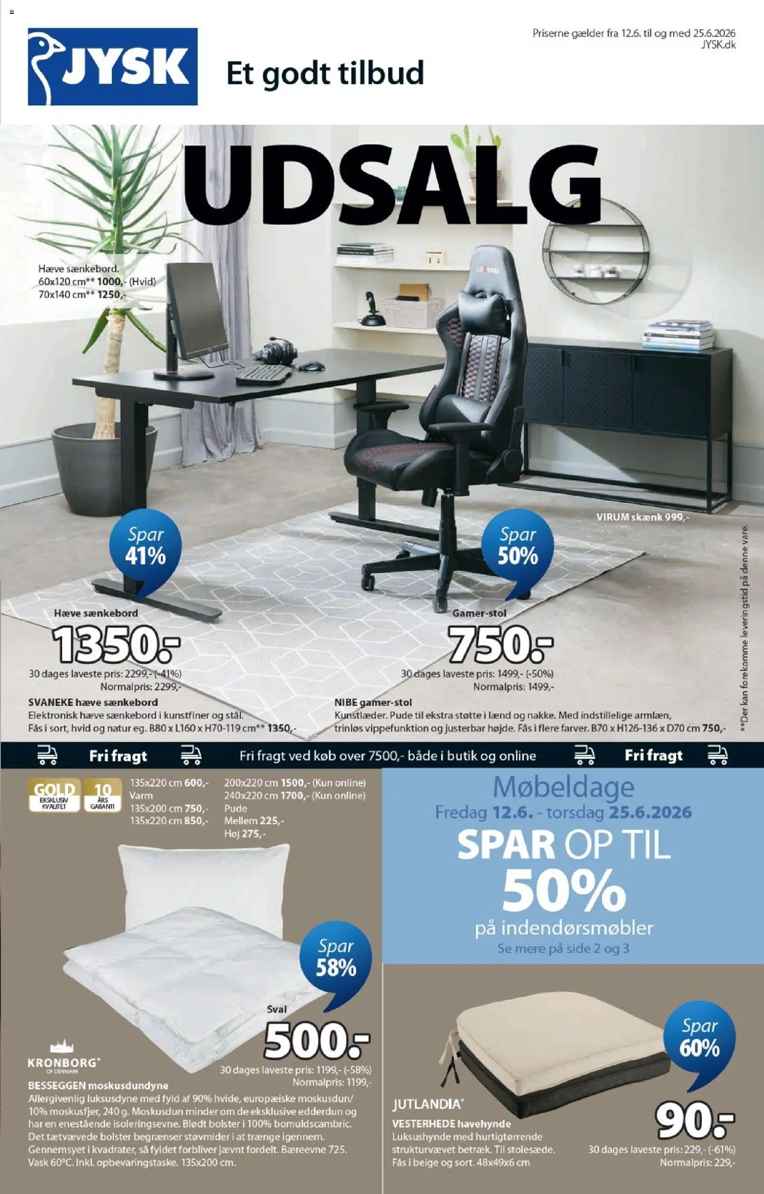 Eksempel på tilbudsavis JYSK - Tilbudsavis uge 24 fra butik JYSK gyldig fra 12/06/2026