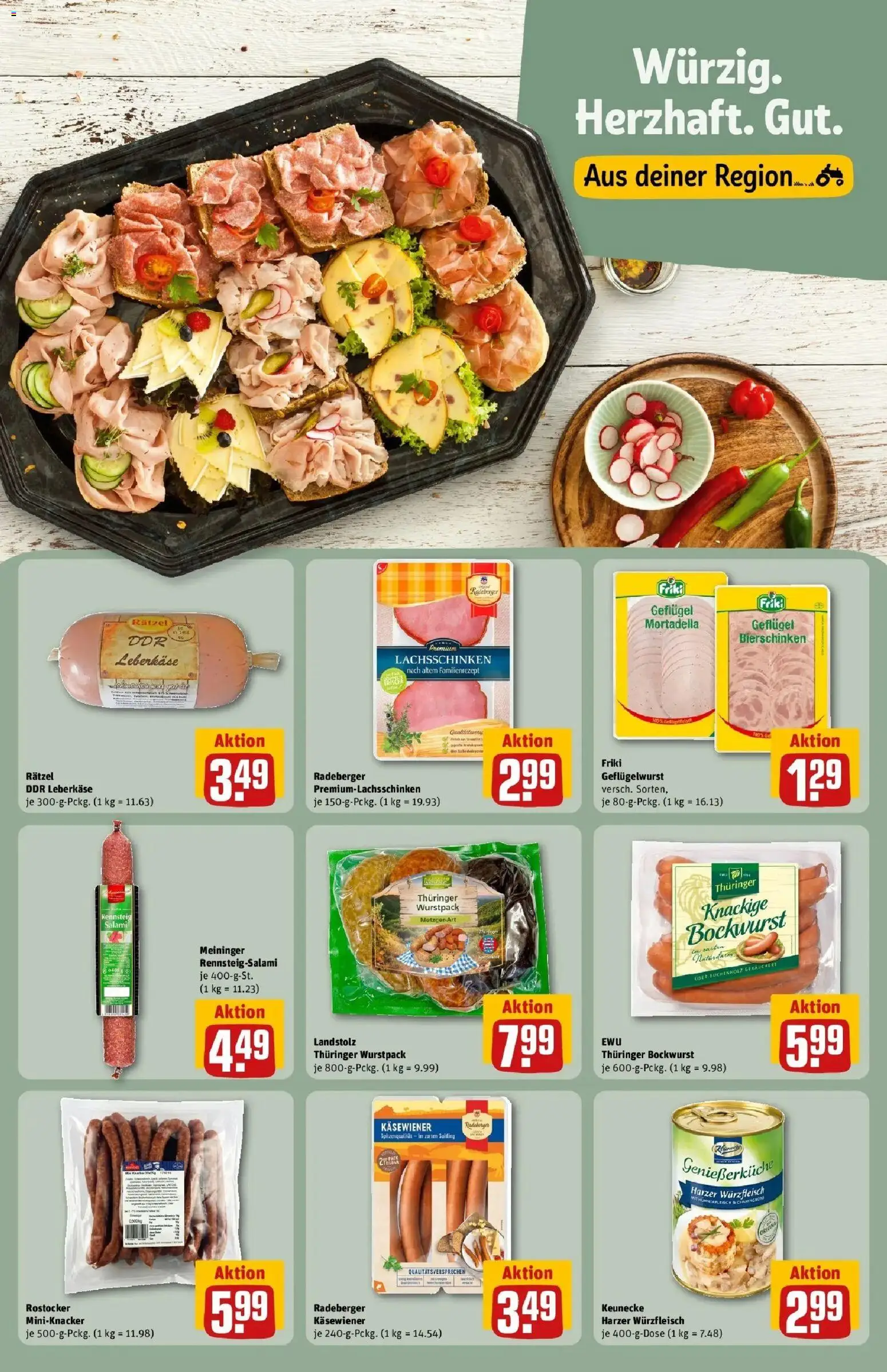 Vorschau von dem Prospekt des Geschäftes Rewe, gültig ab dem 12.10.2026