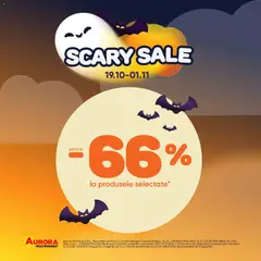 Previzualizarea de cataloage: Aurora Multimarket Aurora Multimarket Scary Sale valabil de la 19.10.2026