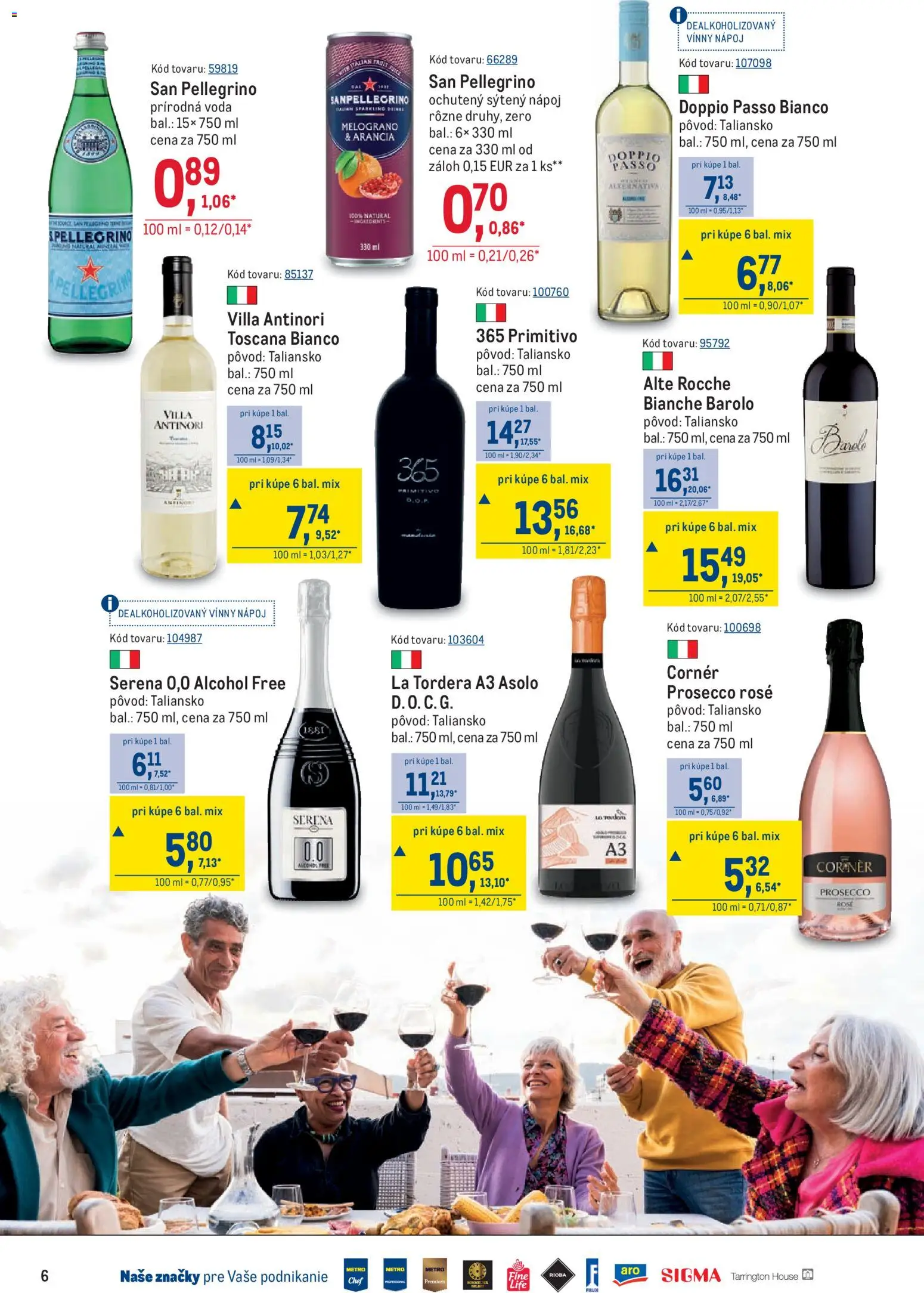 Náhľad Metro letáku platného od 09.09.2026 - Voda, Prosecco, Rošt
