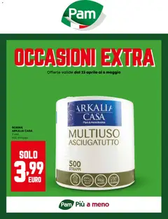 Anteprima dell'opuscolo PAM volantino Occasioni Extra dal negozio PAM valido da 23/04/2026