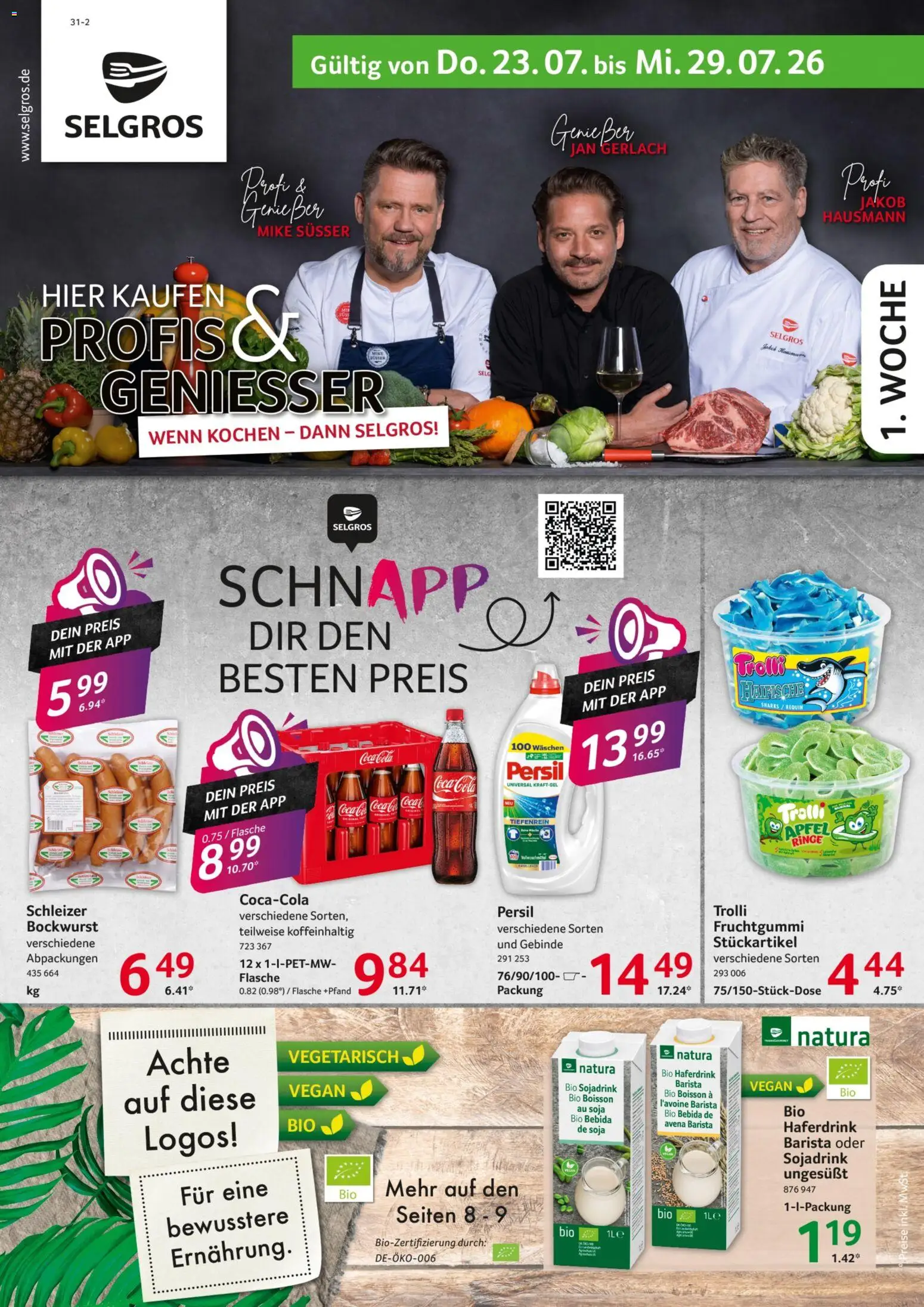 Vorschau von dem Prospekt des Geschäftes Selgros, gültig ab dem 23.07.2026