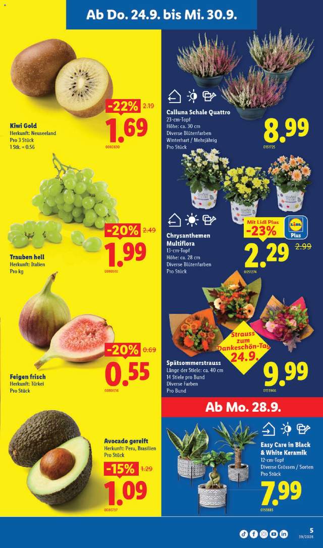Neue Lidl Aktionen ab 24.09.