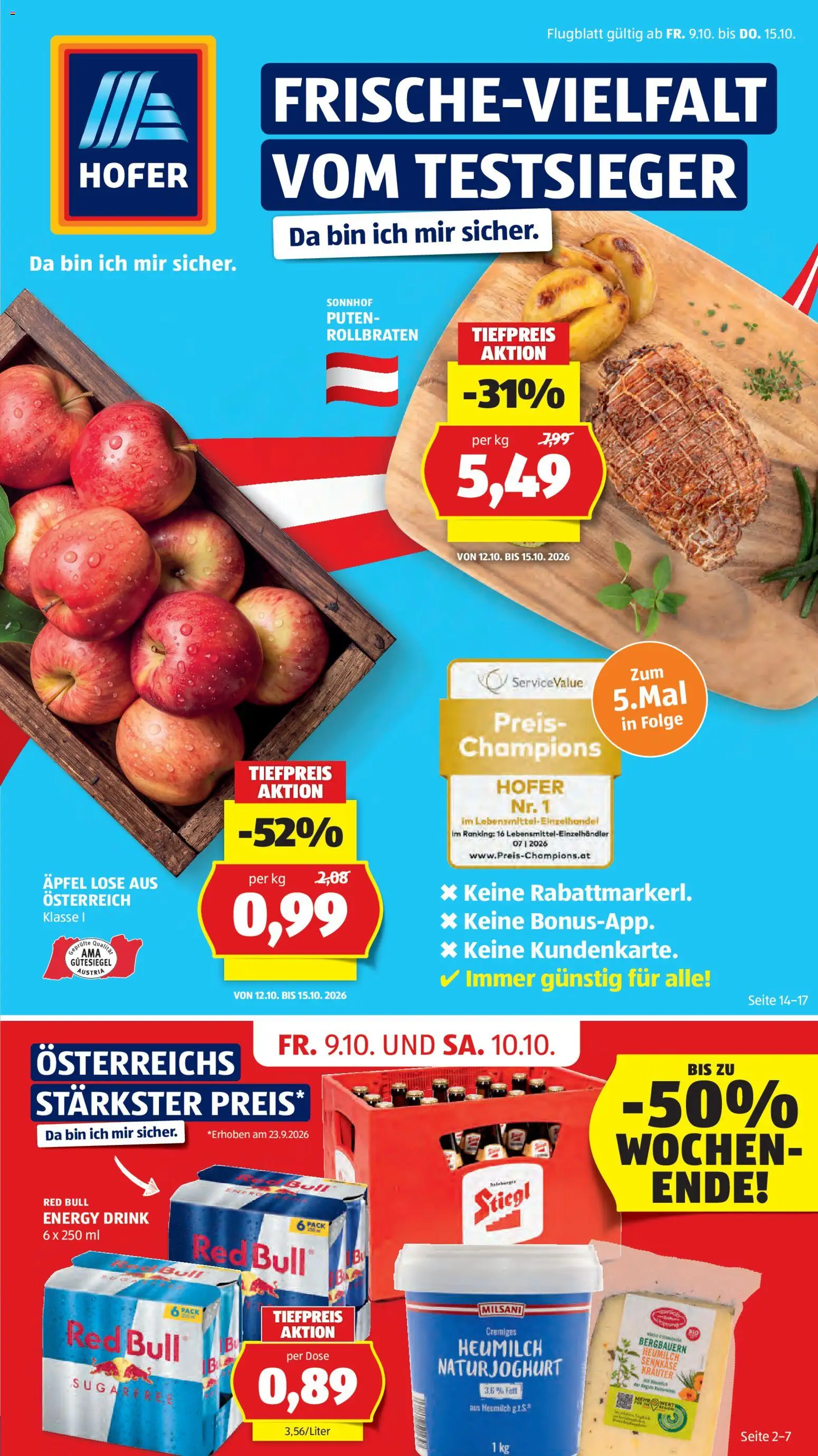 Vorschau der Angebote: Hofer Hofer Flipbook gültig ab 09.10.2026